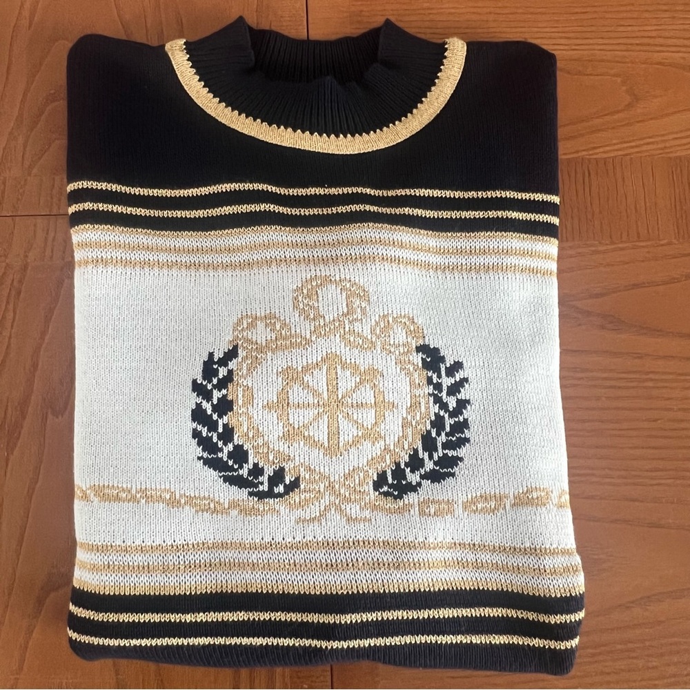 EUC Vtg McNaughton Wear Nautical Sweater